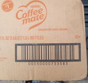 Coffeemate Concentrated Caramel Creamer.50.7oz Bottle with Pump